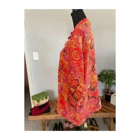 Ivy Club Classic Silk Blouse - Picture 3 of 6